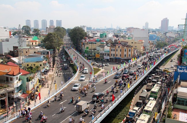 Tình trạng giao thông tại khu vực vòng xoay Cây Gõ