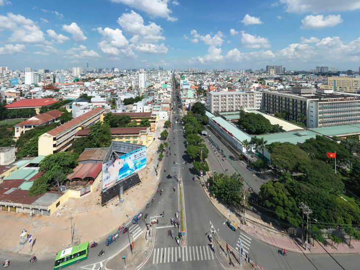 Tình trạng giao thông tại khu vực Ngã tư Bảy Hiền