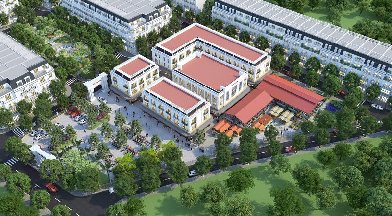 Hồng Hải: Dự án chợ kết hợp trung tâm thương mại và khu nhà ở liền kề tại Hưng Yên