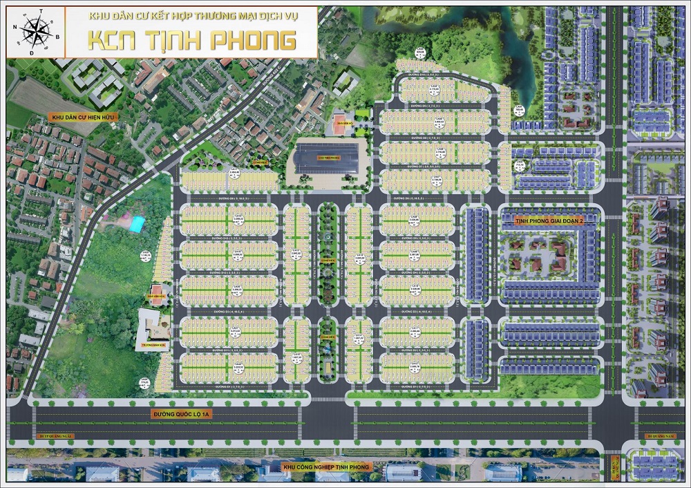 Phố Chợ Tịnh Phong: Dự án khu đô thị tại Quảng Ngãi
