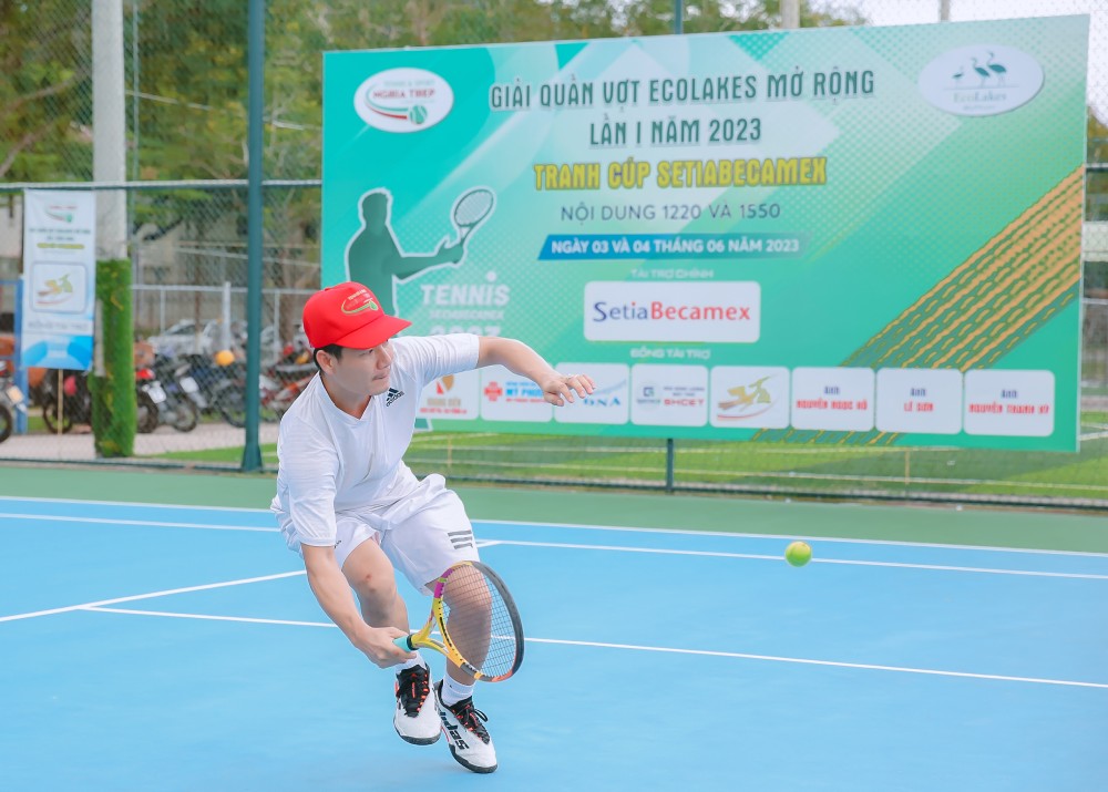 Hơn 100 tay vợt tranh tài tại Giải Tennis EcoLakes Mở Rộng lần 1 năm 2023