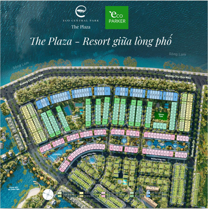 The Plaza: Phân khu tại dự án Eco Central Park