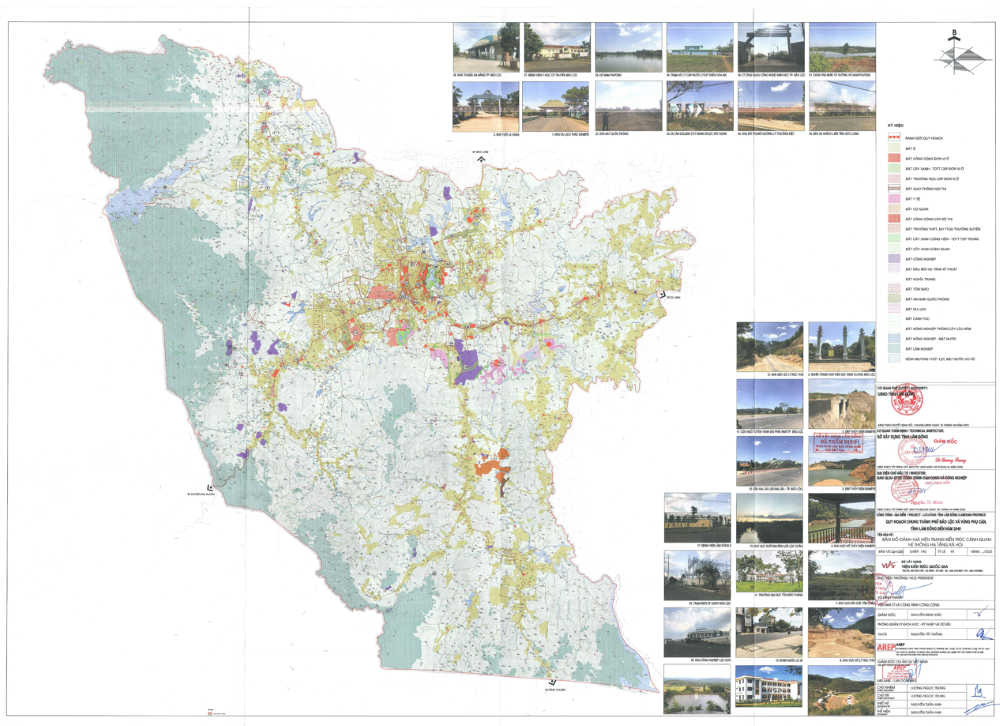 Lâm Đồng công khai loạt bản đồ quy hoạch chung thành phố Bảo Lộc và vùng phụ cận đến năm 2040