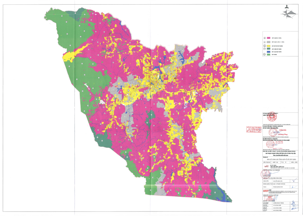 Lâm Đồng công khai loạt bản đồ quy hoạch chung thành phố Bảo Lộc và vùng phụ cận đến năm 2040