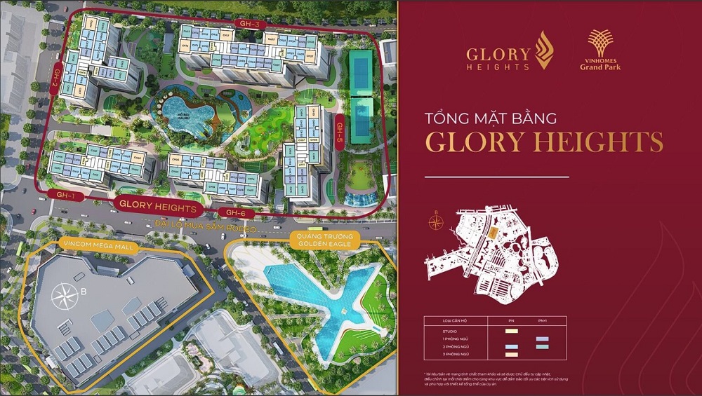 Glory Heights: Phân khu căn hộ tại dự án Vinhomes Grand Park Thủ Đức