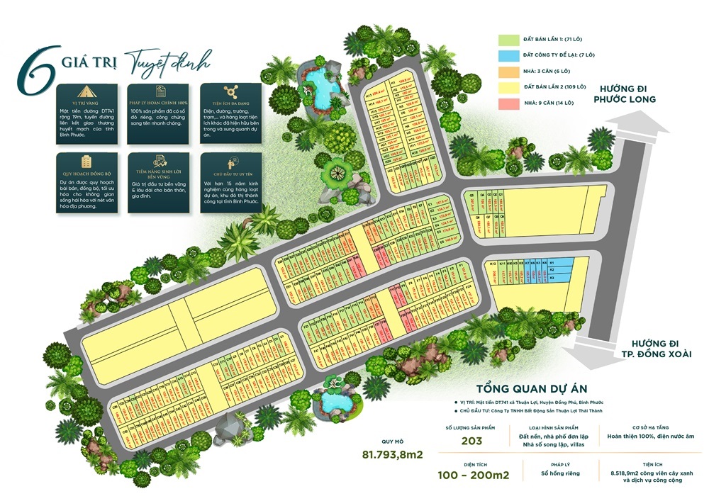 Thái Thành Thuận Lợi: Dự án khu dân cư tại Bình Phước