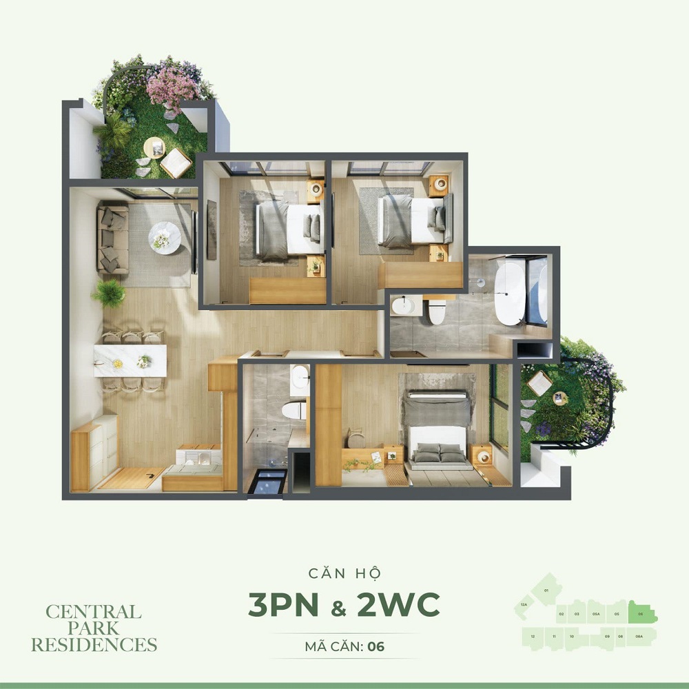 Central Park Residence: Dự án căn hộ tại Khu đô thị Eco Central Park