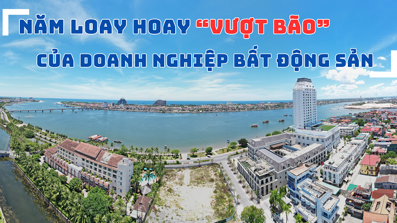 Năm loay hoay “vượt bão” của doanh nghiệp bất động sản