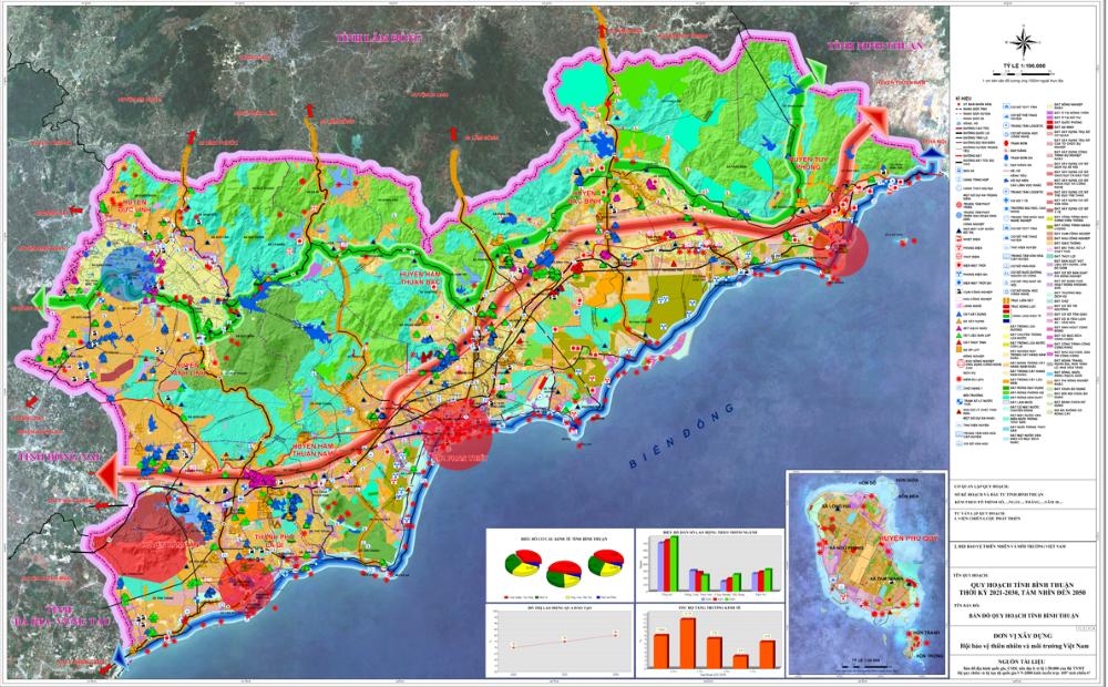 Công bố bản đồ quy hoạch tỉnh Bình Thuận thời kỳ 2021 – 2030, tầm nhìn đến năm 2050