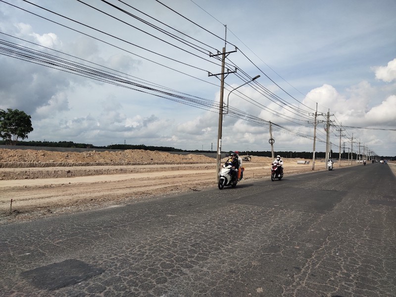 Cận cảnh tuyến đường quan trọng bậc nhất Nhơn Trạch đang được mở rộng gấp 10 lần