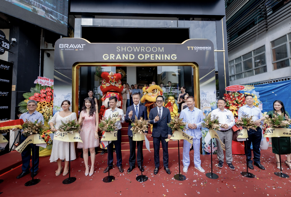 Bravat ra mắt showroom đầu tiên tại trung tâm TP.HCM, mang đến trải nghiệm đẳng cấp với giải pháp thiết bị phòng tắm Đức