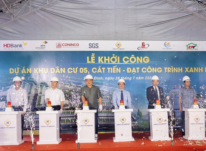 Khởi công khu dân cư gần 6ha tại Bình Định