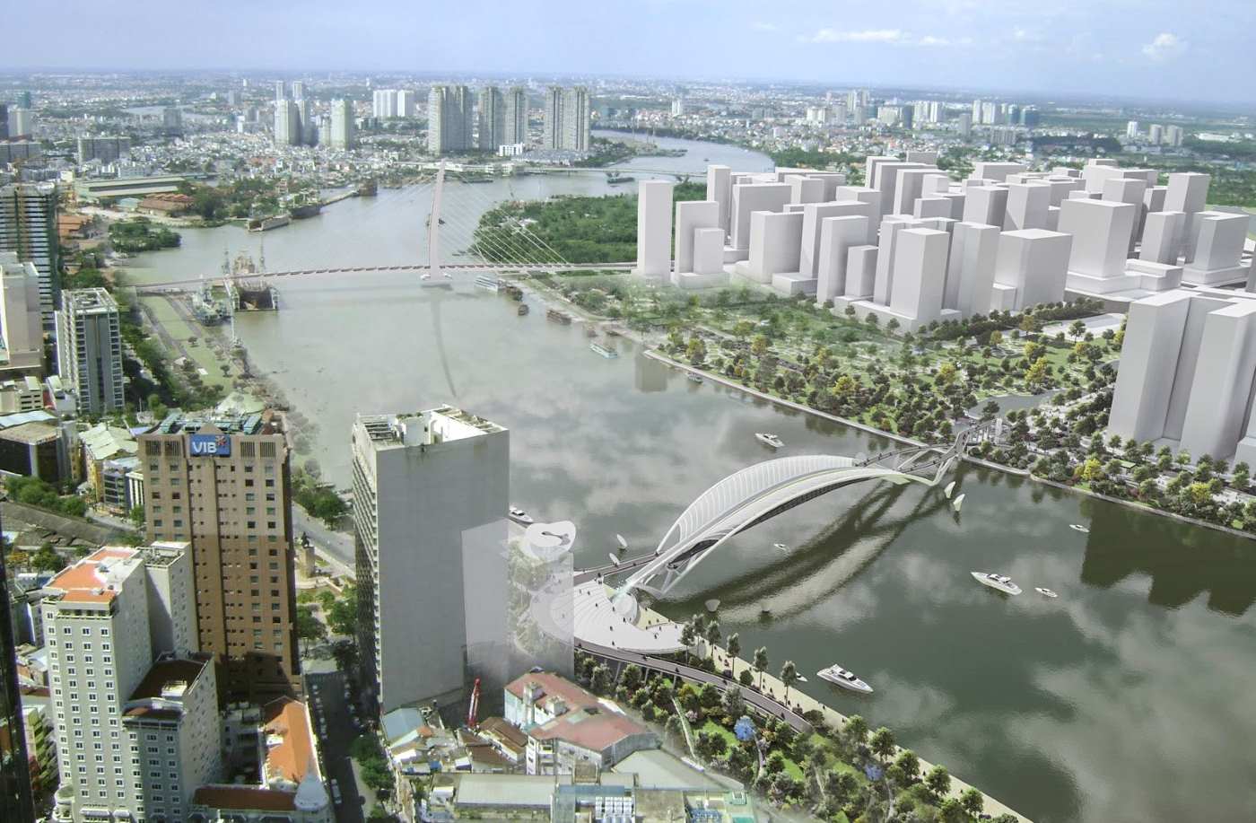 Cầu đi bộ bắc qua sông Sài Gòn sẽ khởi công trước ngày 30/4/2025