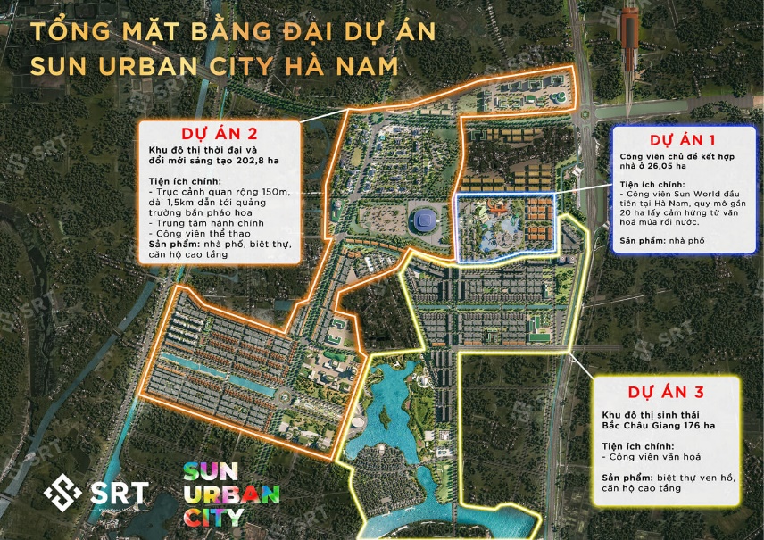 Sun Urban City: Dự án khu đô thị tại Hà Nam