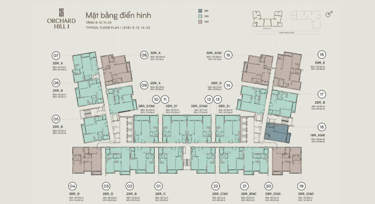 The Orchard Hill: Phân khu cao tầng của khu phức hợp Sycamore Bình Dương