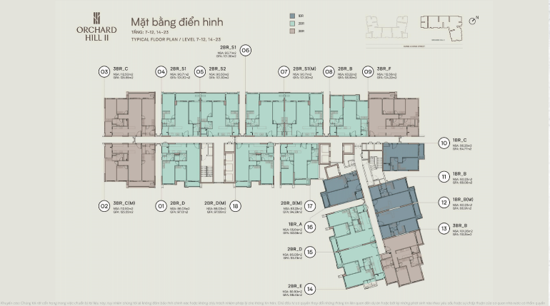 The Orchard Hill: Phân khu cao tầng của khu phức hợp Sycamore Bình Dương