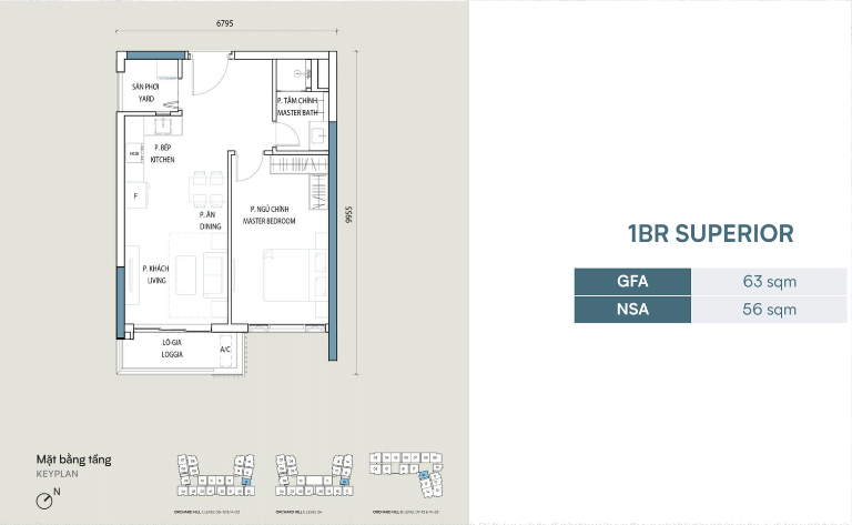 The Orchard Hill: Phân khu cao tầng của khu phức hợp Sycamore Bình Dương