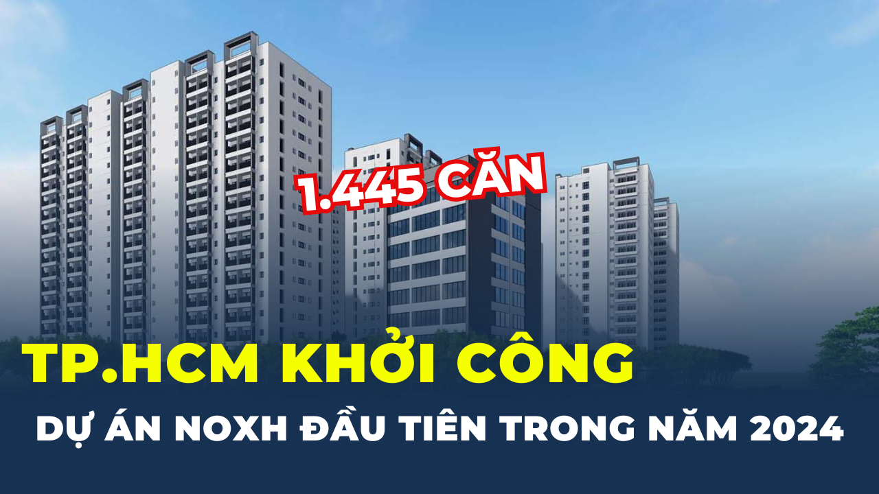 Động thổ dự án nhà ở xã hội đầu tiên tại TP.HCM trong năm 2024