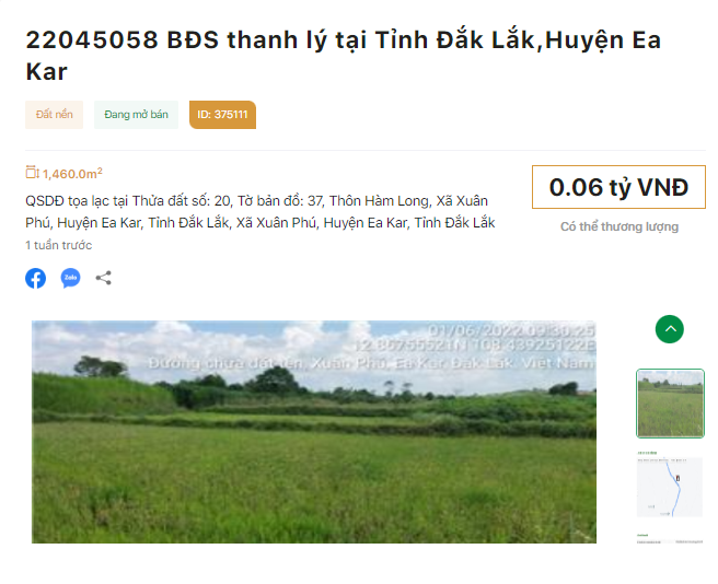 Ngân hàng OCB rao bán lô đất 1.400m2 ở Đắk Lắk, giá chỉ 60 triệu đồng- Ảnh 2.