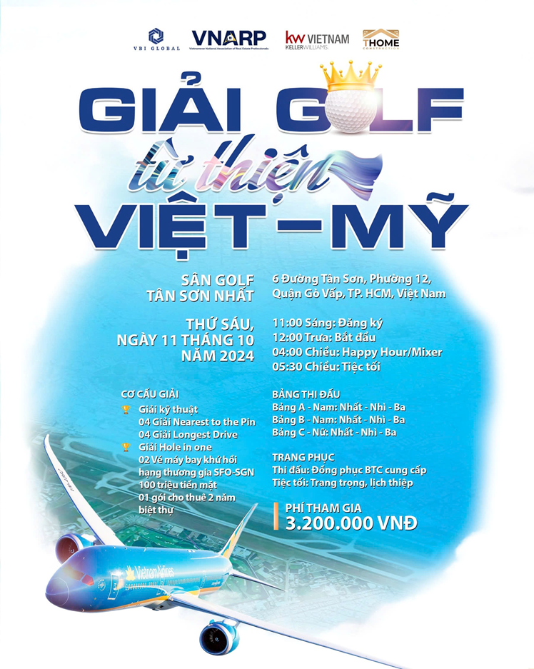 Sắp khởi tranh Giải golf từ thiện Việt - Mỹ- Ảnh 1.