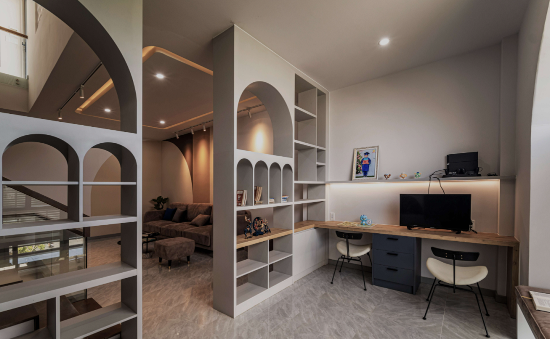 Nhà phố Cần Thơ như bản giao hưởng giữa truyền thuyết Nhật và kiến trúc hiện đại- Ảnh 10. Nhà phố Cần Thơ như bản giao hưởng giữa truyền thuyết Nhật và kiến trúc hiện đại- Ảnh 10.