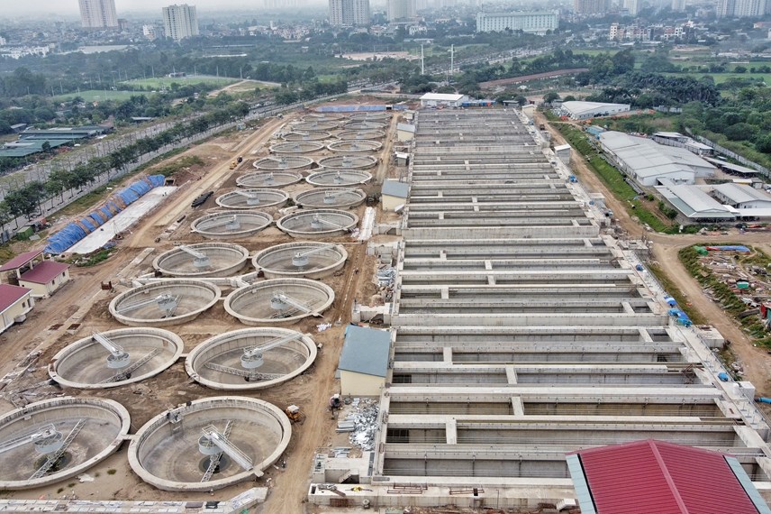 Nhà máy xử lý nước thải hơn 16.000 tỷ tại Hà Nội có bước tiến mới- Ảnh 1.