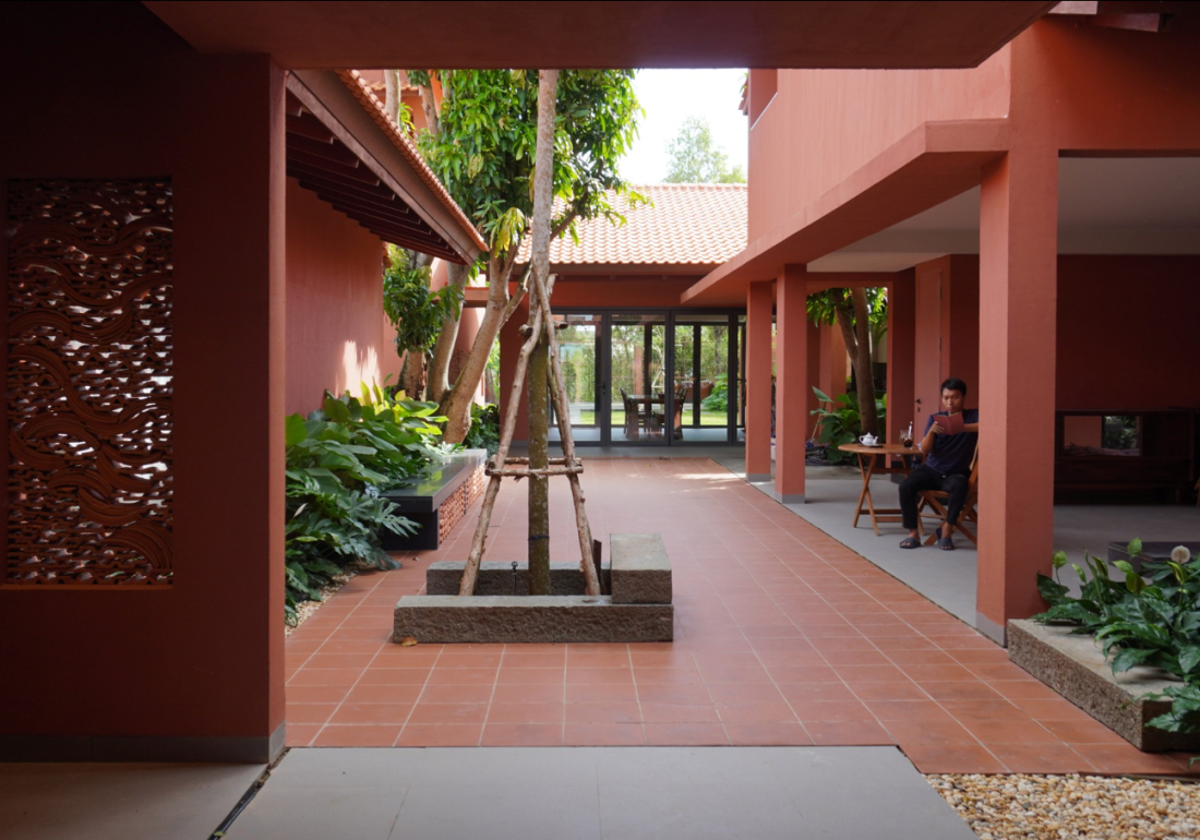 Tái hiện 7 khối nhà gạch đỏ như làng quê truyền thống trong kiến trúc mới tại Bạc Liêu- Ảnh 11.