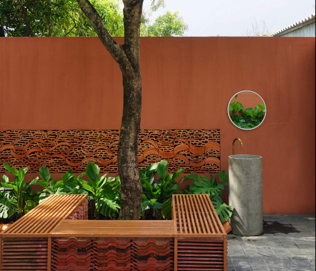 Tái hiện 7 khối nhà gạch đỏ như làng quê truyền thống trong kiến trúc mới tại Bạc Liêu- Ảnh 7.