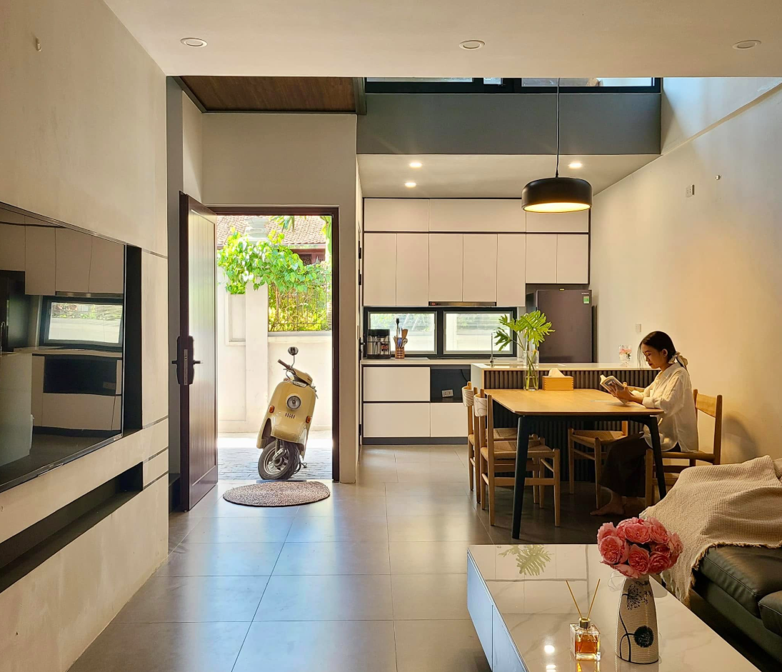 Nhà phố nhỏ ở Hà Nội xây kiểu Nhật dành cho gia đình 3 thành viên- Ảnh 1. Nhà phố nhỏ ở Hà Nội xây kiểu Nhật dành cho gia đình 3 thành viên- Ảnh 1.