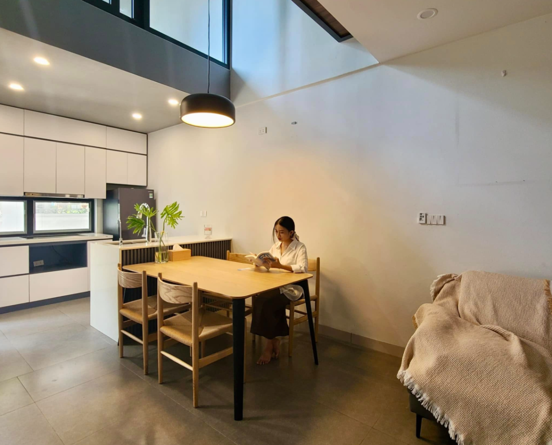 Nhà phố nhỏ ở Hà Nội xây kiểu Nhật dành cho gia đình 3 thành viên- Ảnh 4. Nhà phố nhỏ ở Hà Nội xây kiểu Nhật dành cho gia đình 3 thành viên- Ảnh 4.