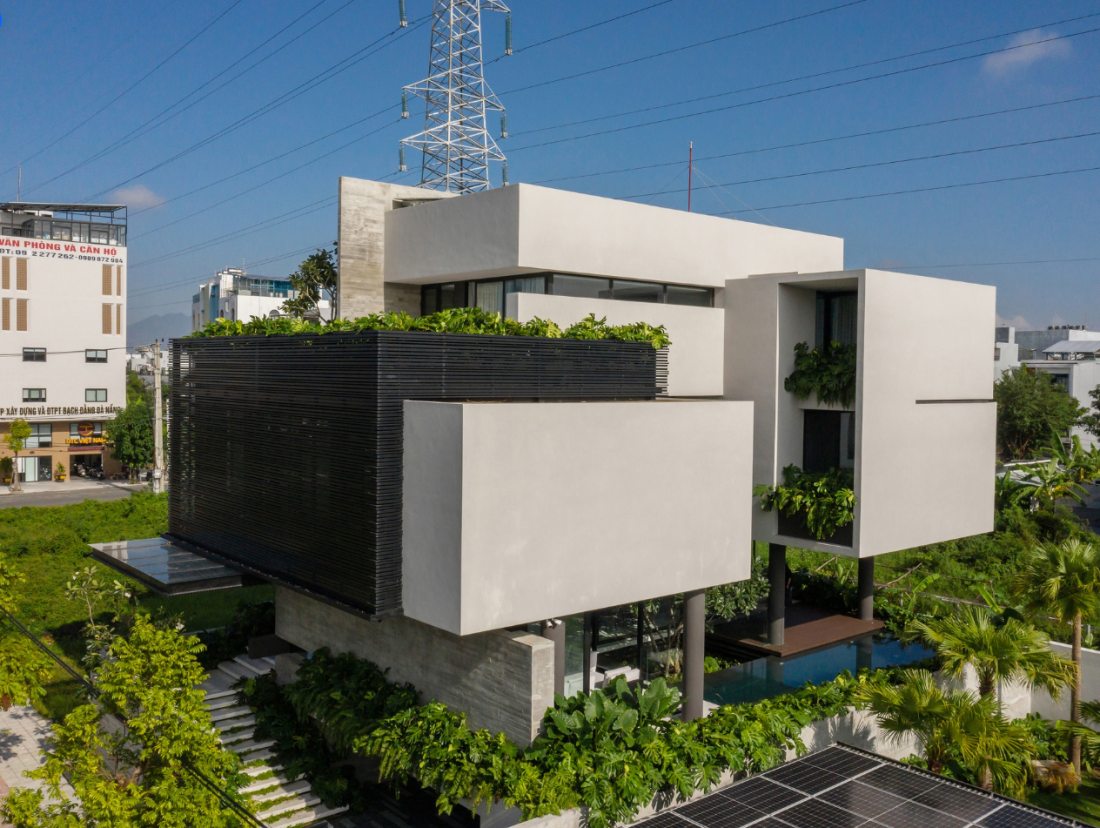 Biệt thự ven sông Đà Nẵng với khối kiến trúc mở độc đáo, bền vững và thẩm mỹ- Ảnh 3. Biệt thự ven sông Đà Nẵng với khối kiến trúc mở độc đáo, bền vững và thẩm mỹ- Ảnh 3.