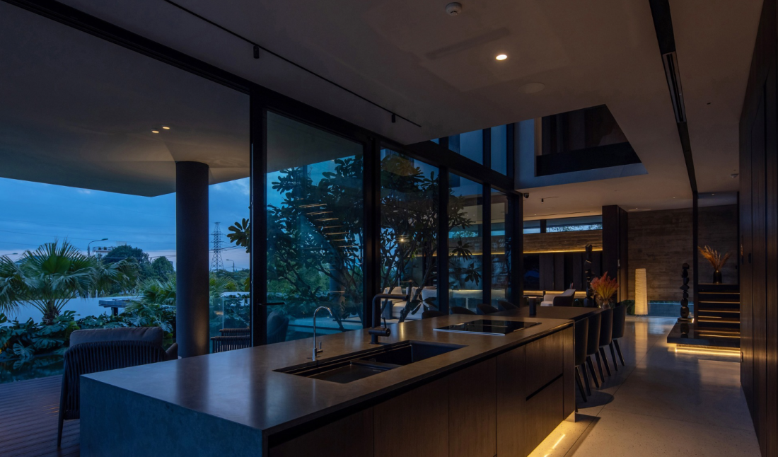 Biệt thự ven sông Đà Nẵng với khối kiến trúc mở độc đáo, bền vững và thẩm mỹ- Ảnh 7. Biệt thự ven sông Đà Nẵng với khối kiến trúc mở độc đáo, bền vững và thẩm mỹ- Ảnh 7.