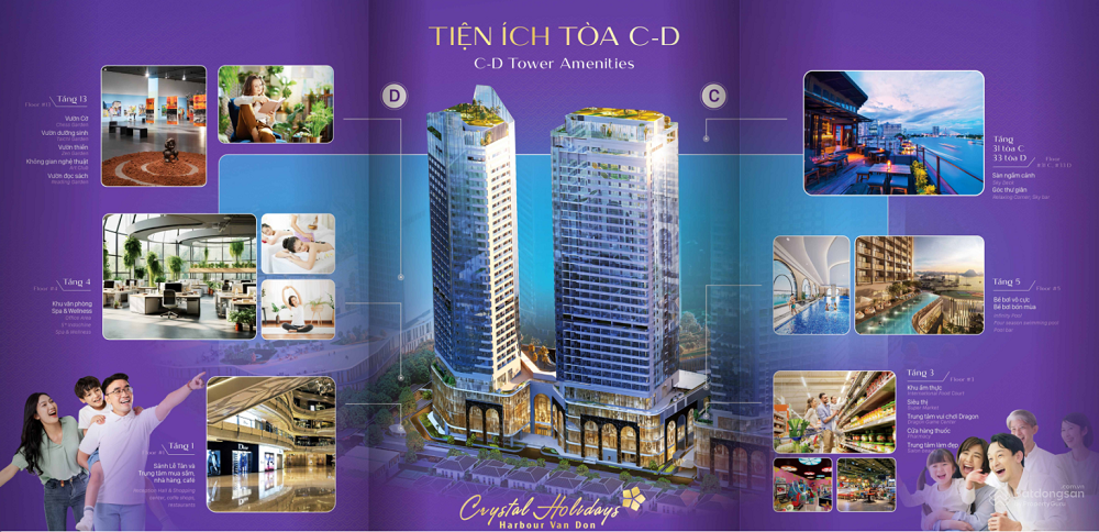 Tổ hợp nghỉ dưỡng Crystal Holidays Harbour Vân Đồn- Ảnh 21.