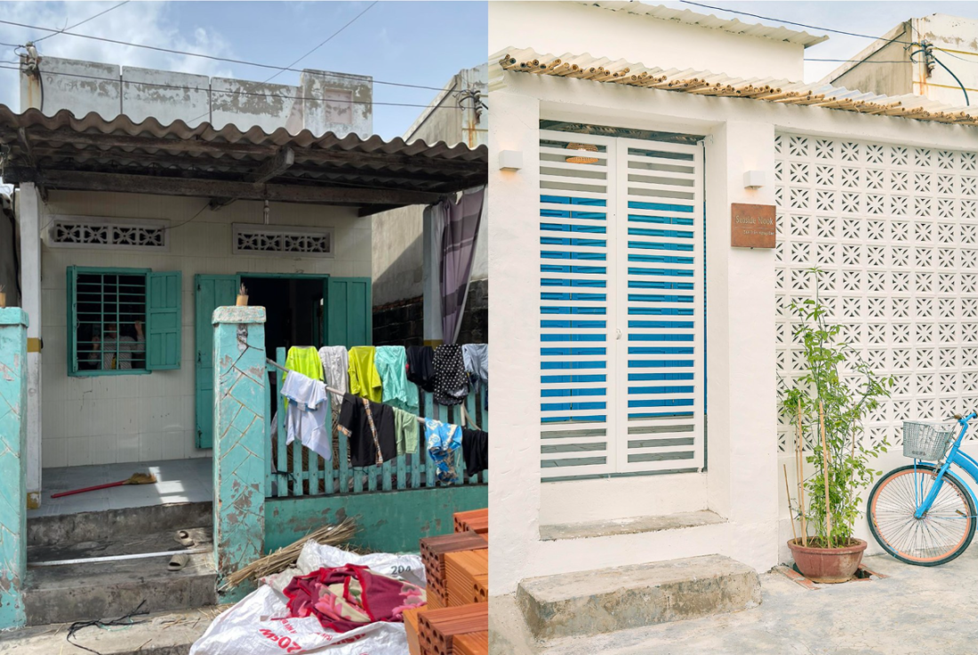 Cải tạo nhà ở làng chài 60m2 đậm hơi thở biển cả với chi phí chỉ 360 triệu đồng- Ảnh 1.