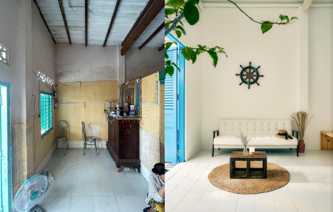 Cải tạo nhà ở làng chài 60m2 đậm hơi thở biển cả với chi phí chỉ 360 triệu đồng- Ảnh 11.