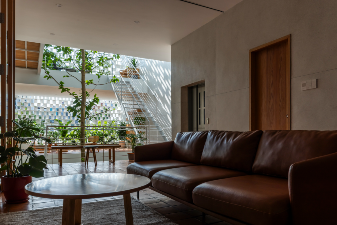 Nhà ống phố biển Vũng Tàu với mặt tiền tạo bóng đổ bao phủ xung quanh khu vườn- Ảnh 4. Nhà ống phố biển Vũng Tàu với mặt tiền tạo bóng đổ bao phủ xung quanh khu vườn- Ảnh 4.