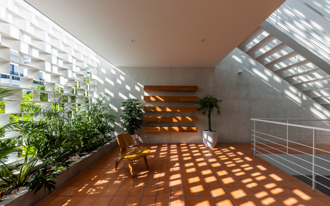 Nhà ống phố biển Vũng Tàu với mặt tiền tạo bóng đổ bao phủ xung quanh khu vườn- Ảnh 5. Nhà ống phố biển Vũng Tàu với mặt tiền tạo bóng đổ bao phủ xung quanh khu vườn- Ảnh 5.