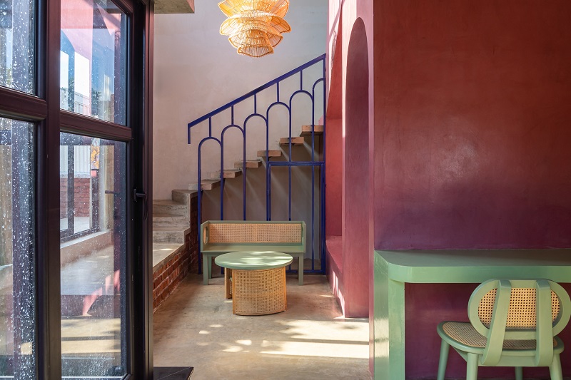 Khám phá ngôi nhà gạch với thiết kế tường gạch lượn sóng độc đáo tại Ấn Độ- Ảnh 9. Khám phá ngôi nhà gạch với thiết kế tường gạch lượn sóng độc đáo tại Ấn Độ- Ảnh 9.