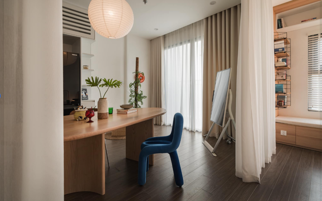 Chi 300 triệu đồng cải tạo căn hộ studio 43m2 tiện nghi của nữ gia chủ cá tính tại Hà Nội- Ảnh 5. Chi 300 triệu đồng cải tạo căn hộ studio 43m2 tiện nghi của nữ gia chủ cá tính tại Hà Nội- Ảnh 5.