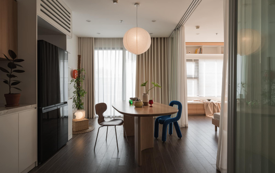 Chi 300 triệu đồng cải tạo căn hộ studio 43m2 tiện nghi của nữ gia chủ cá tính tại Hà Nội- Ảnh 8. Chi 300 triệu đồng cải tạo căn hộ studio 43m2 tiện nghi của nữ gia chủ cá tính tại Hà Nội- Ảnh 8.