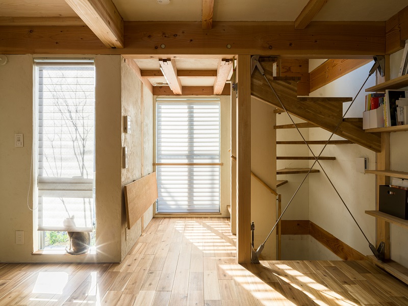 Tối ưu hóa không gian của nhà nhỏ trên lô đất góc 30m2 tại Nhật