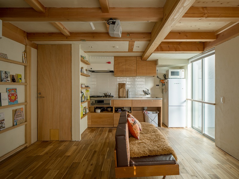 Tối ưu hóa không gian của nhà nhỏ trên lô đất góc 30m2 tại Nhật