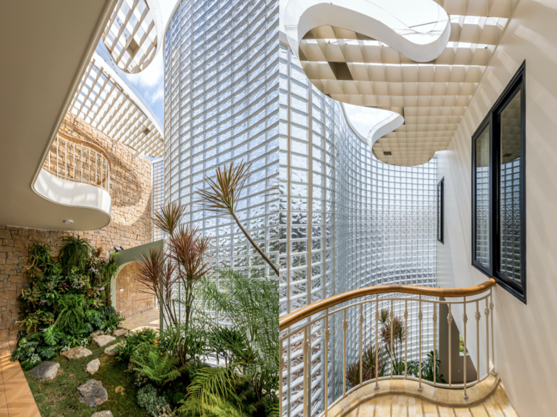 Mặt tiền nhà phố cong độc đáo từ hơn 3.000 viên gạch kính giữa đô thị Trà Vinh- Ảnh 17.