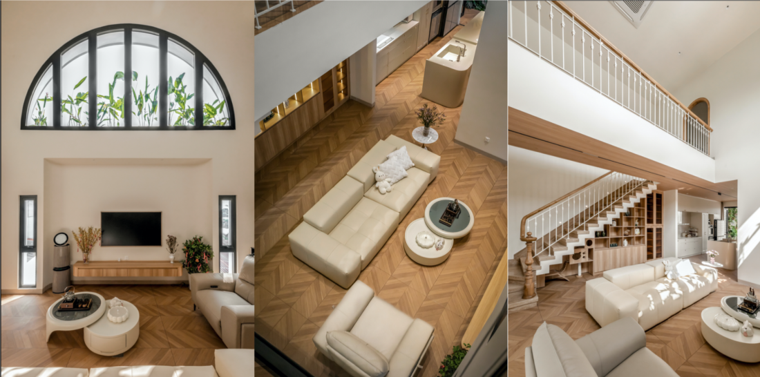 Mặt tiền nhà phố cong độc đáo từ hơn 3.000 viên gạch kính giữa đô thị Trà Vinh- Ảnh 8.