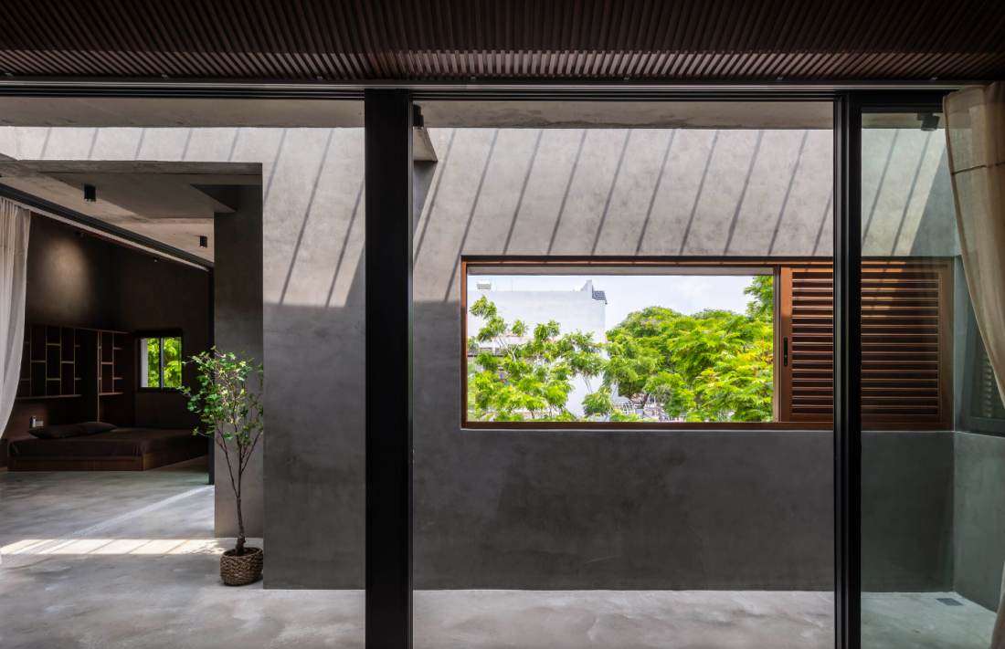 Xây nhà bê tông thô độc đáo thích nghi với nắng gió biển ở Phan Rang- Ảnh 14.