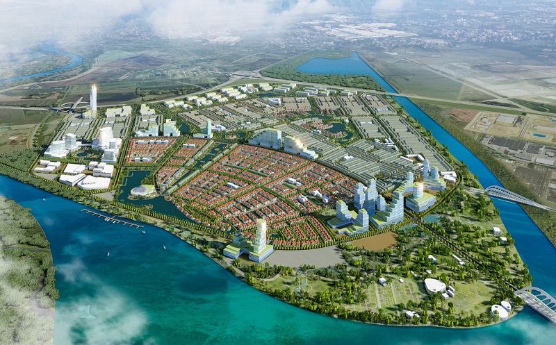 Kinh Bắc đã rót bao nhiêu tiền vào khu đô thị gần 600ha nằm tại cửa ngõ ra biển của miền Bắc?