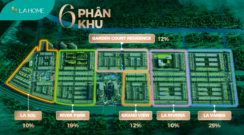 Phân khu River Park - Dự án LA Home Long An- Ảnh 1.