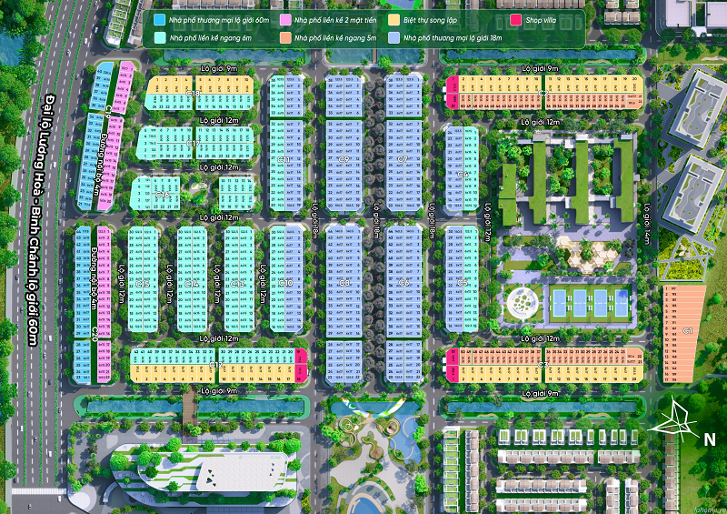 Phân khu River Park - Dự án LA Home Long An- Ảnh 2.