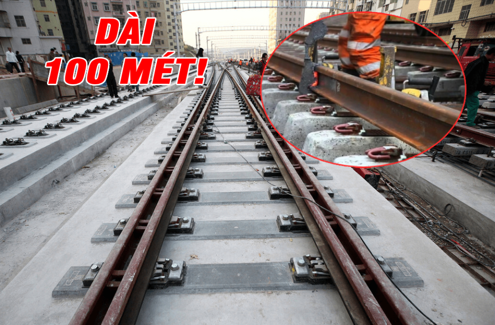 Ray thép “made in Vietnam” dùng cho đường sắt tốc độ cao sẽ có chiều dài 100m- Ảnh 1.