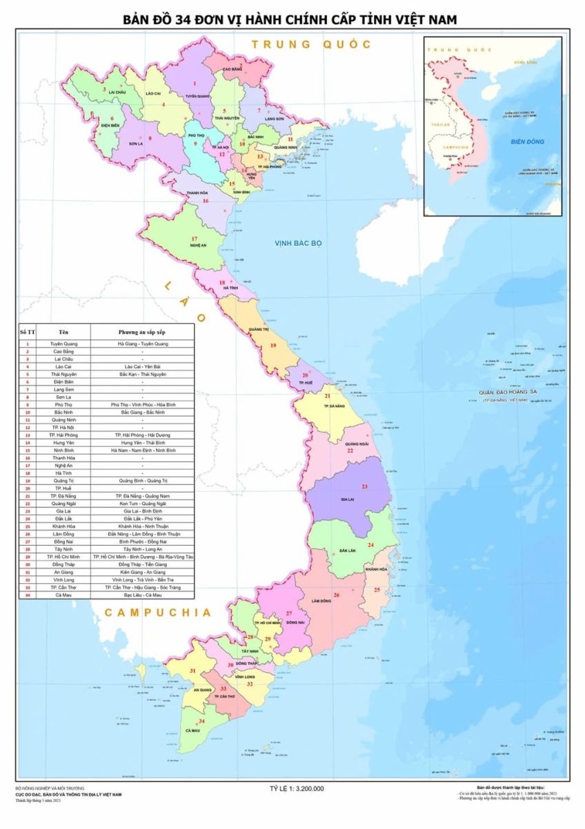 Chính thức từ 12/6: Cả nước còn 34 tỉnh, thành